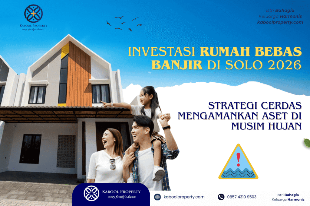 Investasi rumah bebas banjir di solo