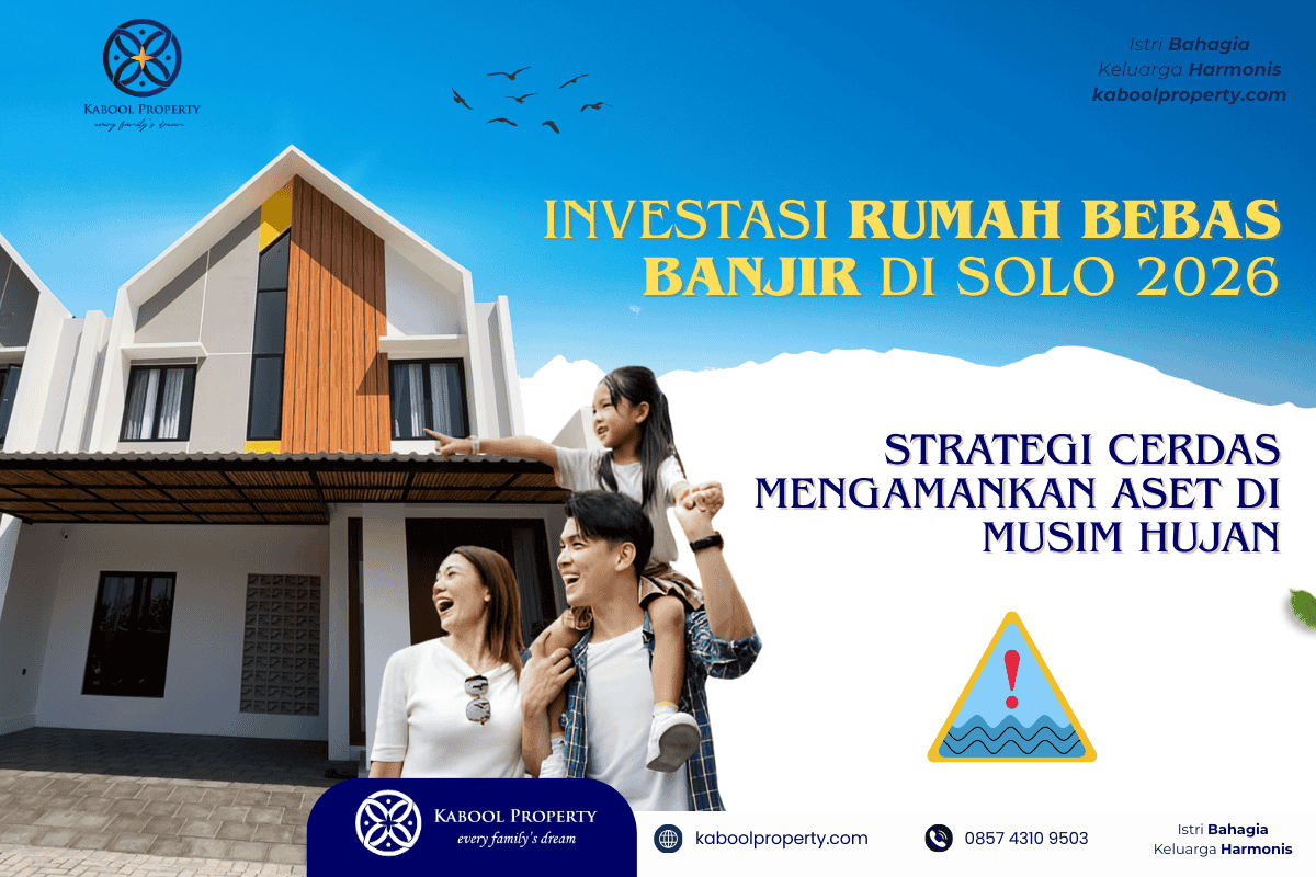 Investasi rumah bebas banjir di solo