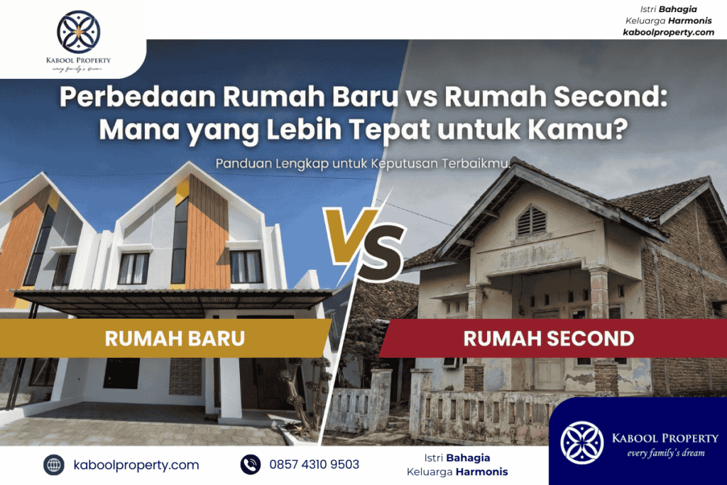 erbedaan Rumah Baru vs Rumah Second: Mana yang Lebih Tepat
