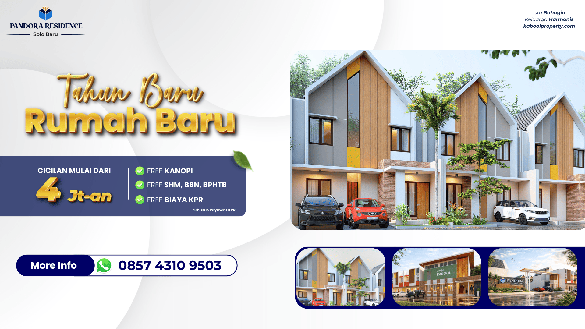 Rumah scandinavian ala eropa di Solobaru