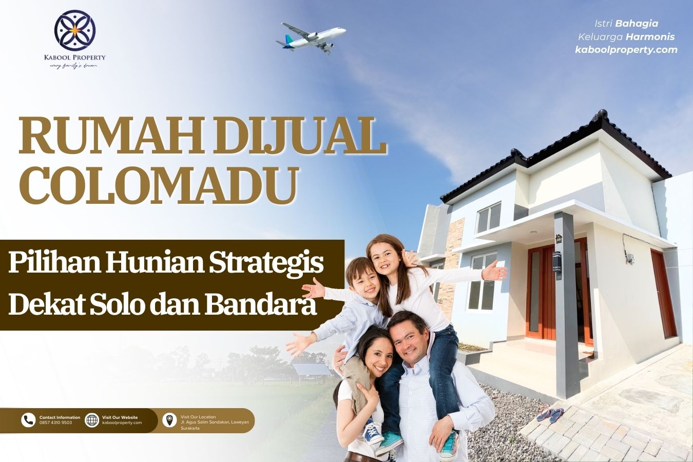 Rumah Dijual Colomadu: Pilihan Hunian Strategis Dekat Solo dan Bandara
